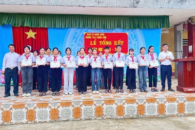 TRƯỜNG THCS NGHĨA CHÂU TỔ CHỨC LỄ TỔNG KẾT NĂM HỌC 2025 – 2026